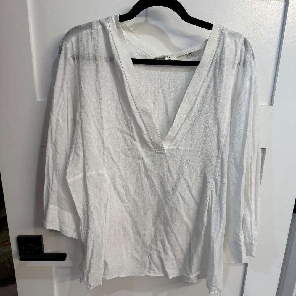 Vince Flowy V neck top